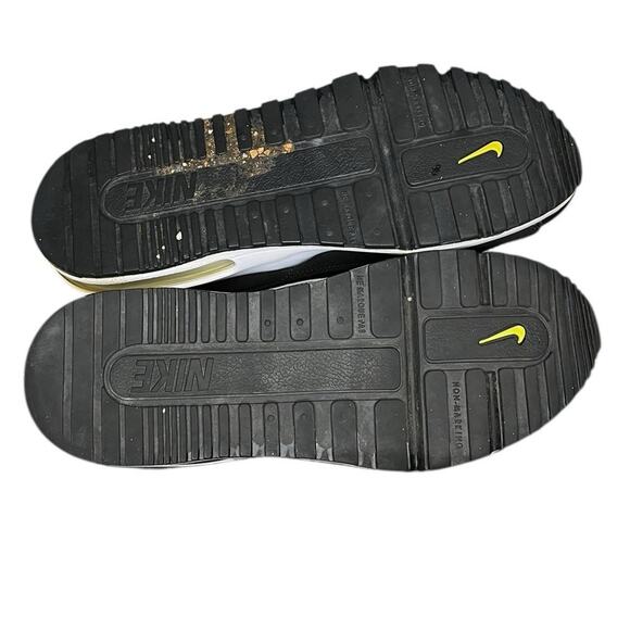 Boy Nike Air Max Wright GS CN9582-001 Leather Athletic Sneaker Shoes SZ 6Y Black - Picture 5 of 6